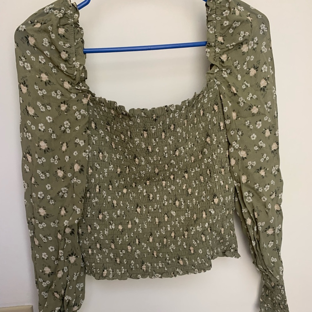 Reformation Olive top